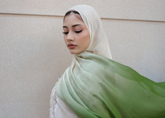 Emerald Oasis | Premium Modal Hijab Inspired by Dubai