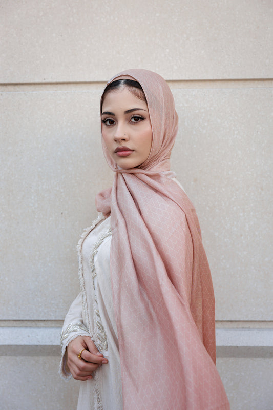 Dubai Blush | Premium Modal Hijab Inspired by Dubai