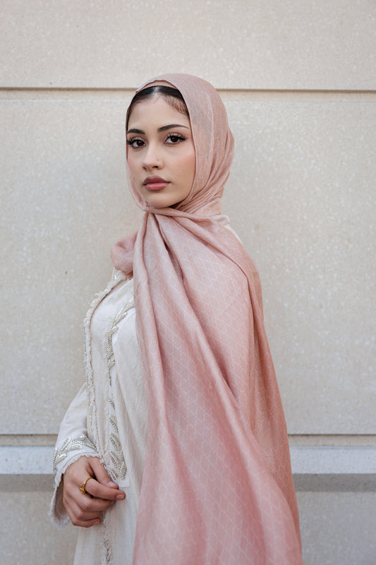 Dubai Blush | Premium Modal Hijab Inspired by Dubai