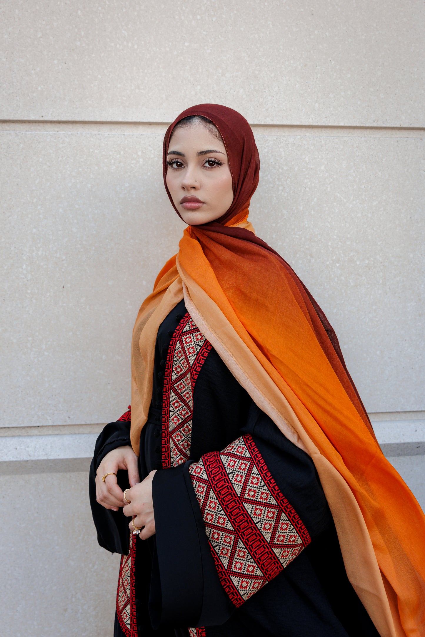 Dubai Dusk | Premium Modal Hijab Inspired by Dubai