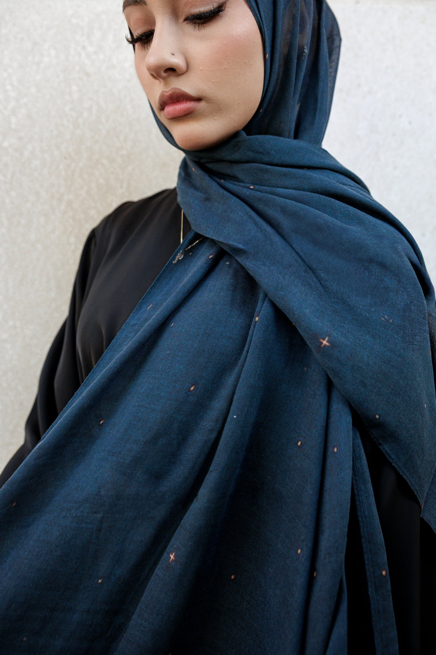 Stars over the Dunes | Premium Modal Hijab Inspired by Dubai