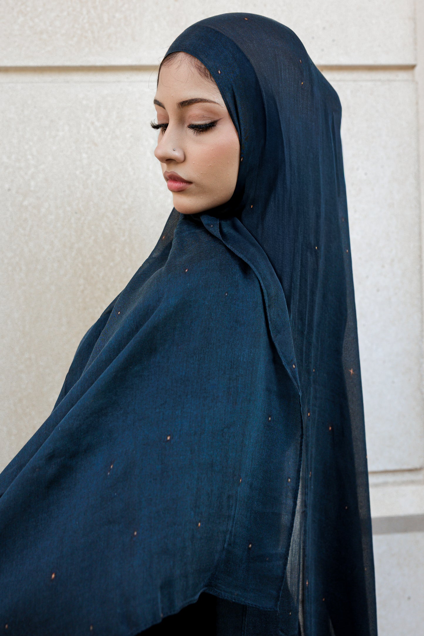 Stars over the Dunes | Premium Modal Hijab Inspired by Dubai